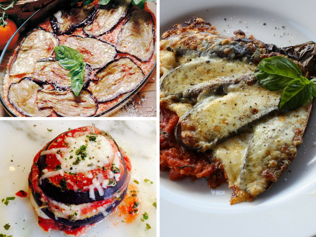 Mixed Eggplants and Zucchinis Parmigiana