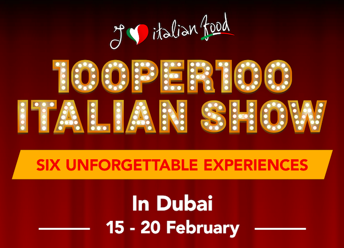 The 100per100 Italian Show in Dubai