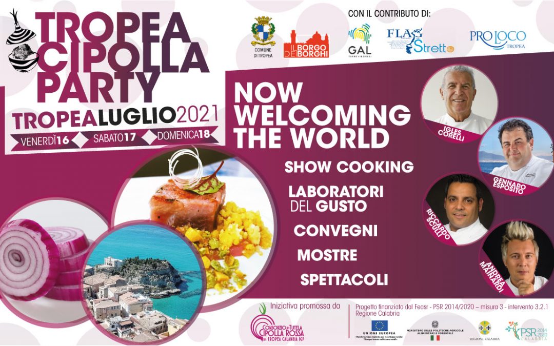 Partner of the Tropea Onion Party to present the Calabrian product of excellence to an international audience